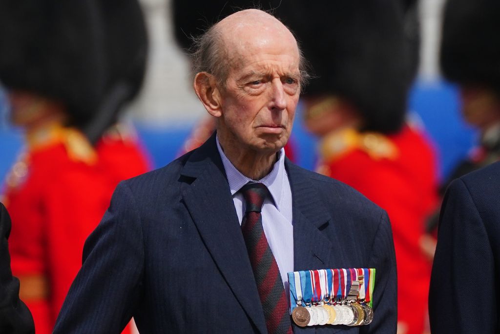 The Duke of Kent takes part in the Scots Guards' Black Sunday Parade