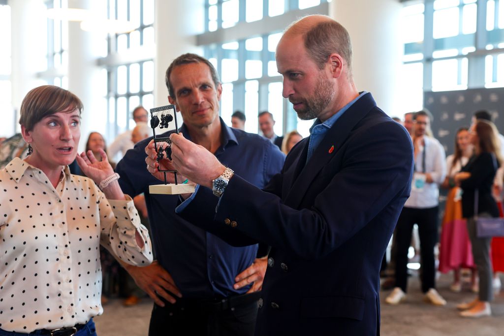 William is bringing a pair of seaweed earrings back to the Princess of Wales 