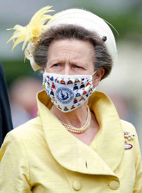 princess anne royal ascot face mask