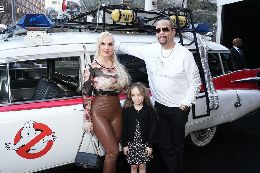 Coco Austin, Chanel Nicole and Ice-T at the world premire of "Ghostbusters: Frozen Empire"