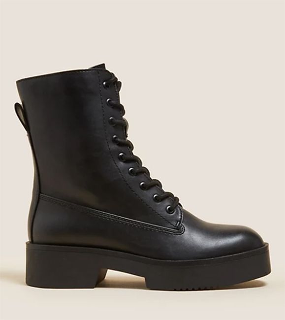 Marks and spencer biker boots