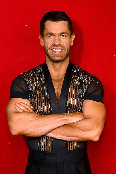 Kelvin Fletcher in sequins when performing on Strictly