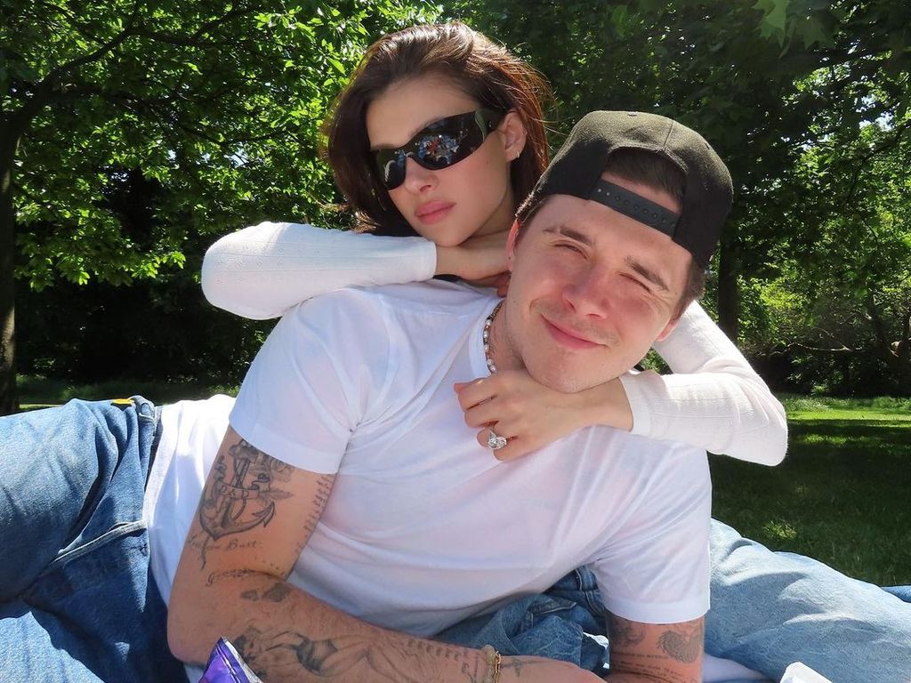Brooklyn Beckham also got in on the matching outfit action 