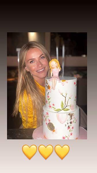julianne hough with birthday cake