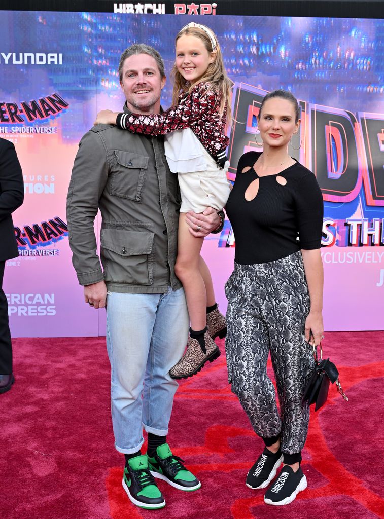 Stephen and Cassandra Jean brought their daughter Maverick Alexandra to the premiere of the Spider-Man: Across the Spider Verse