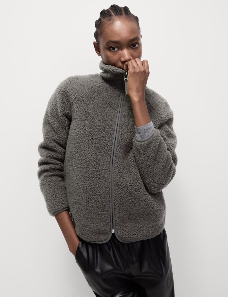 marks and spencer grey fleece 