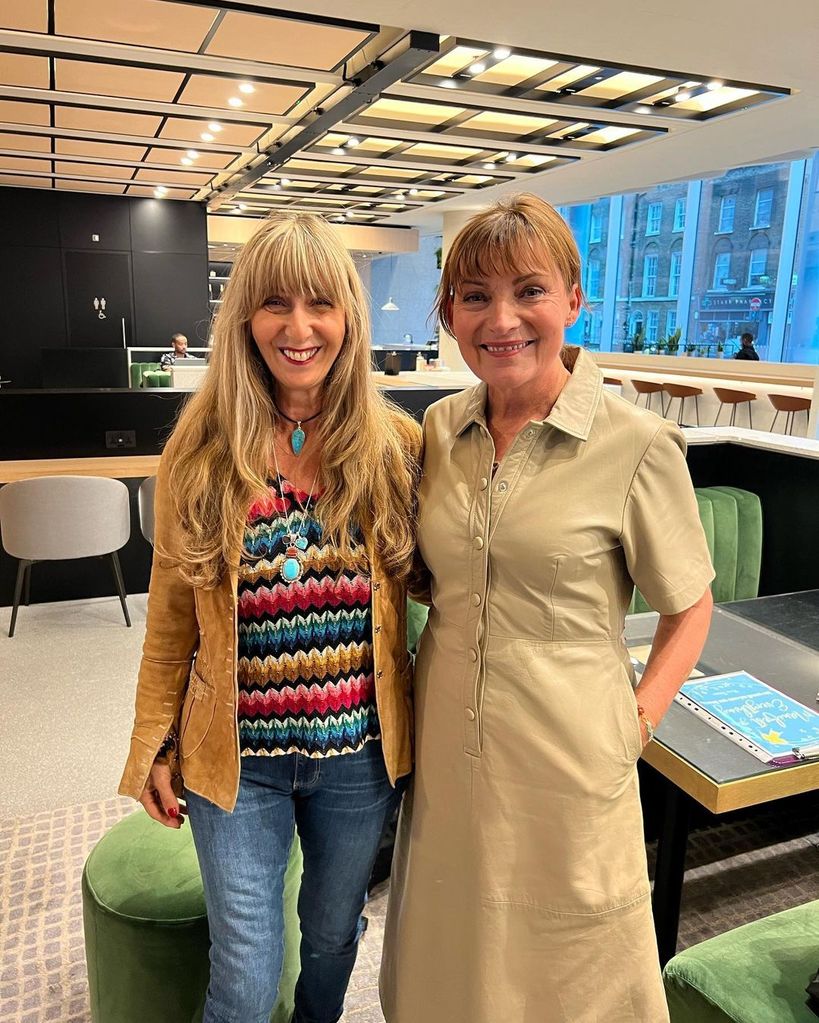 lorraine kelly and nicci roscoe smiling for the camera