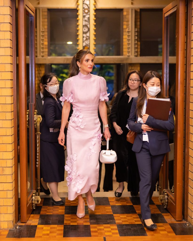 Queen Rania wearing Zimmermann outfit