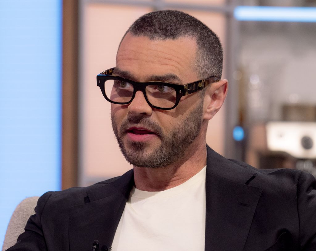 Matt Willis looking serious on Lorraine 