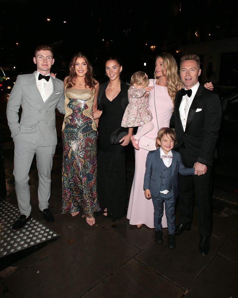 Jack, Missy, Ali, Coco Knox, Storm, Cooper and Ronan Keating in 2021