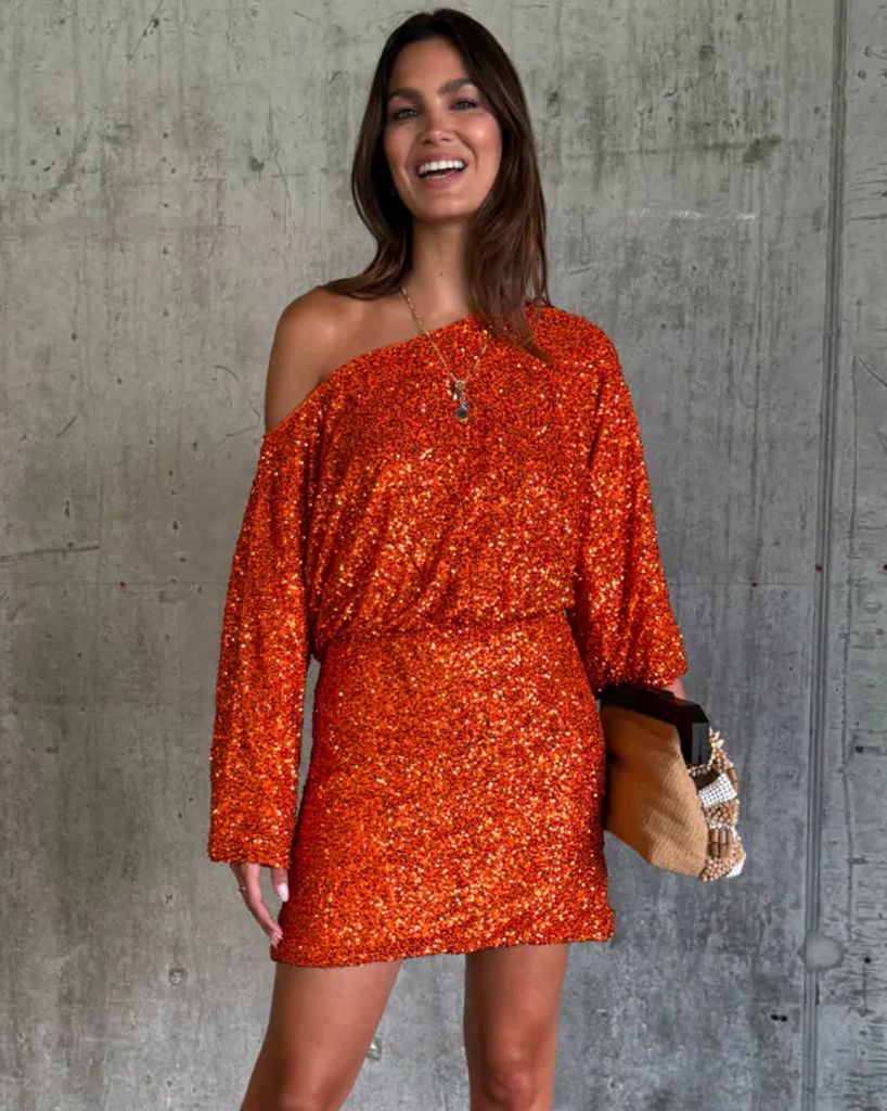 Never Fully Dressed Orange Dress
