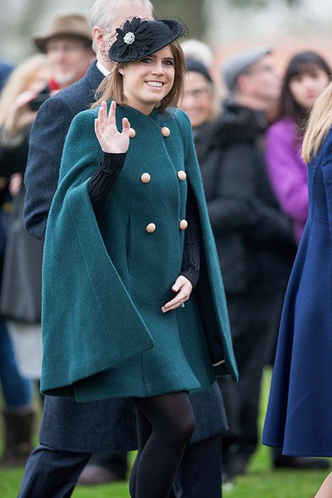 princess eugenie church green chloe coat