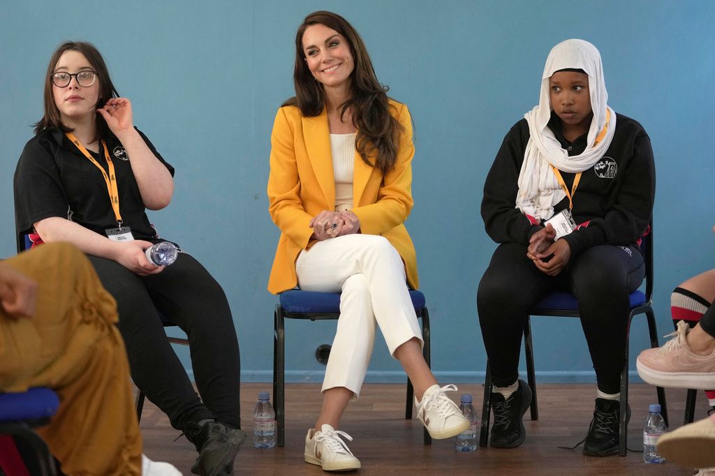 Kate met with some of the young people that the charity supports
