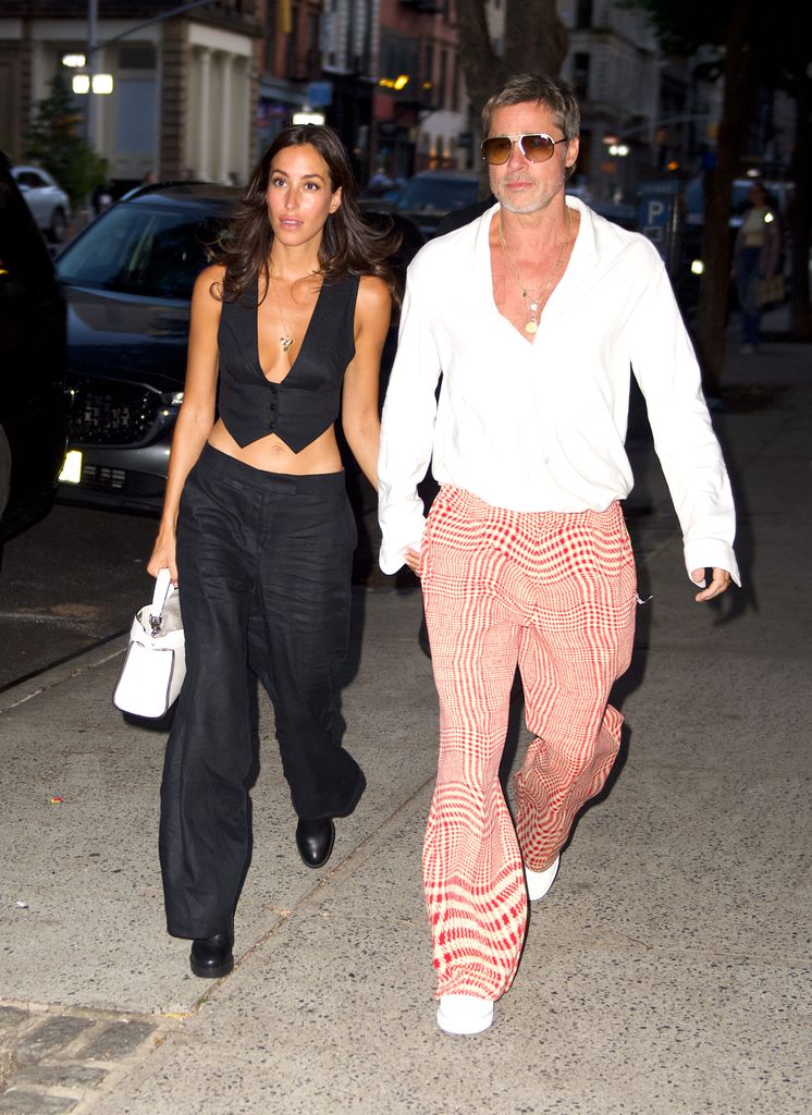 The Hollywood veteran opted for a bohemian date night look courtesy fo Burberry