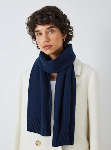 john lewis navy scarf