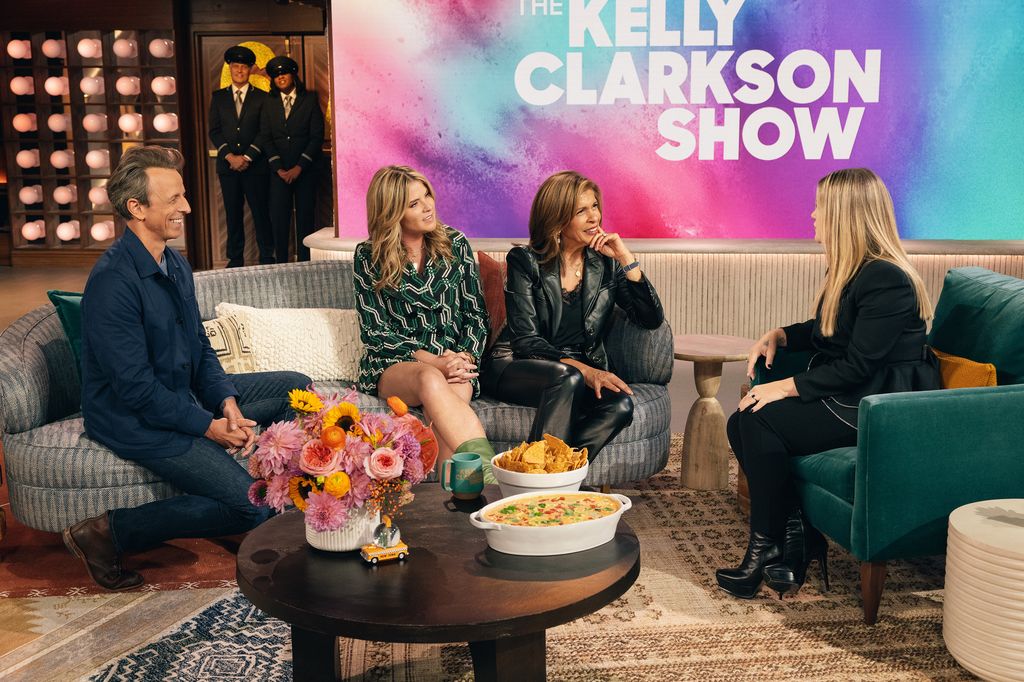 Jenna Bush Hager looked incredible in a stylish mini dress on Monday's The Kelly Clarkson Show
