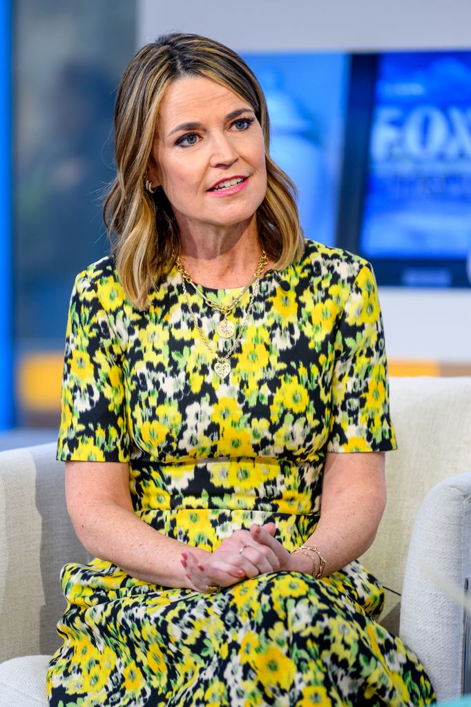 Visites de Savannah Guthrie "Fox et amis" Pour discuter de son nouveau livre "Surtout ce que Dieu fait: réflexions sur la recherche et la recherche de son amour partout" aux Fox News Channel Studios le 27 février 2024 à New York City
