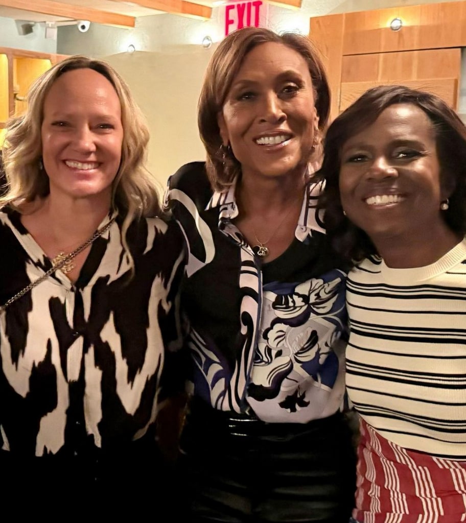 Photo shared by Deborah Roberts alongside Robin Roberts and Amber Laign while celebrating her new role as co-host of ABC's 20/20