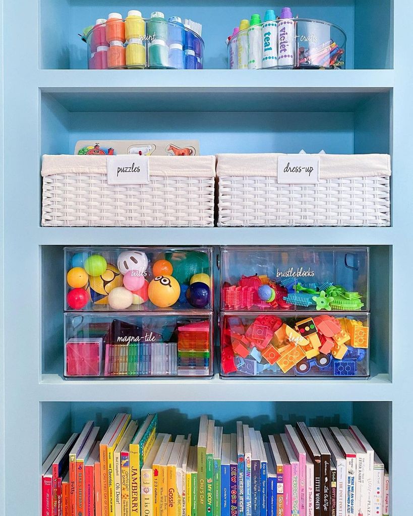 The Home Edit's organisation in Mindy Kaling's playroom