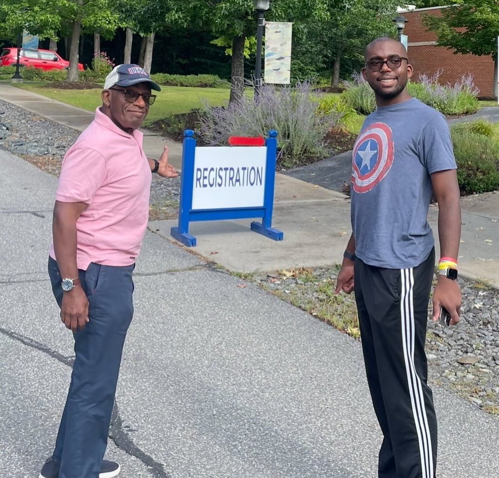 Al shared throwback photos from Nick's first day at college 