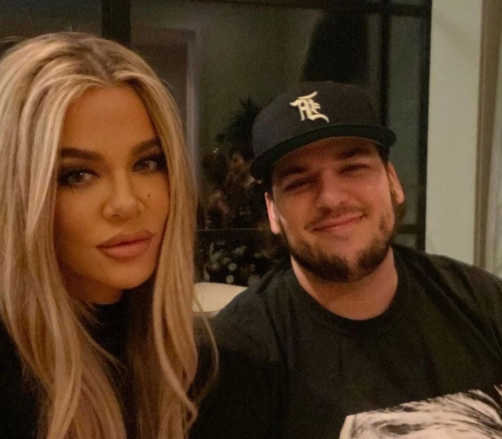 Khloe and her brother Rob are extremely close