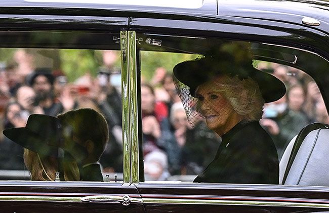 queen consort car arrival