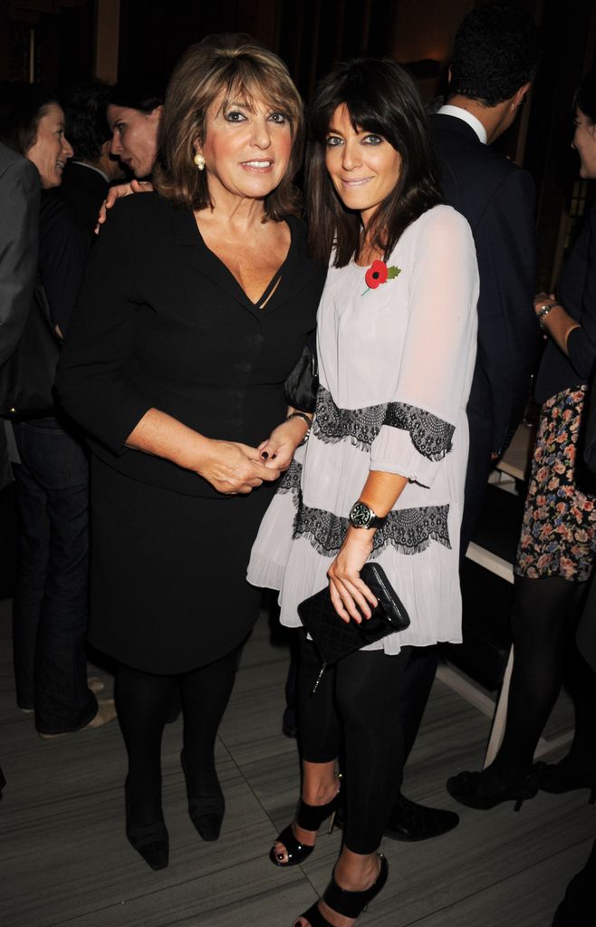 Eve Pollard and Claudia Winkleman attend an after party for the UK Jewish Film Festival Opening Night film 'The Debt' at Sake No Hana