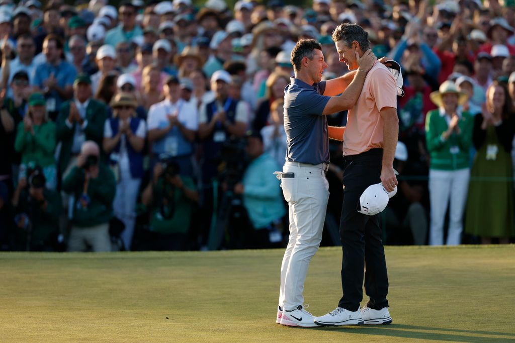 (L-R) Rory McIlroy and Justin Rose have been longtime friends