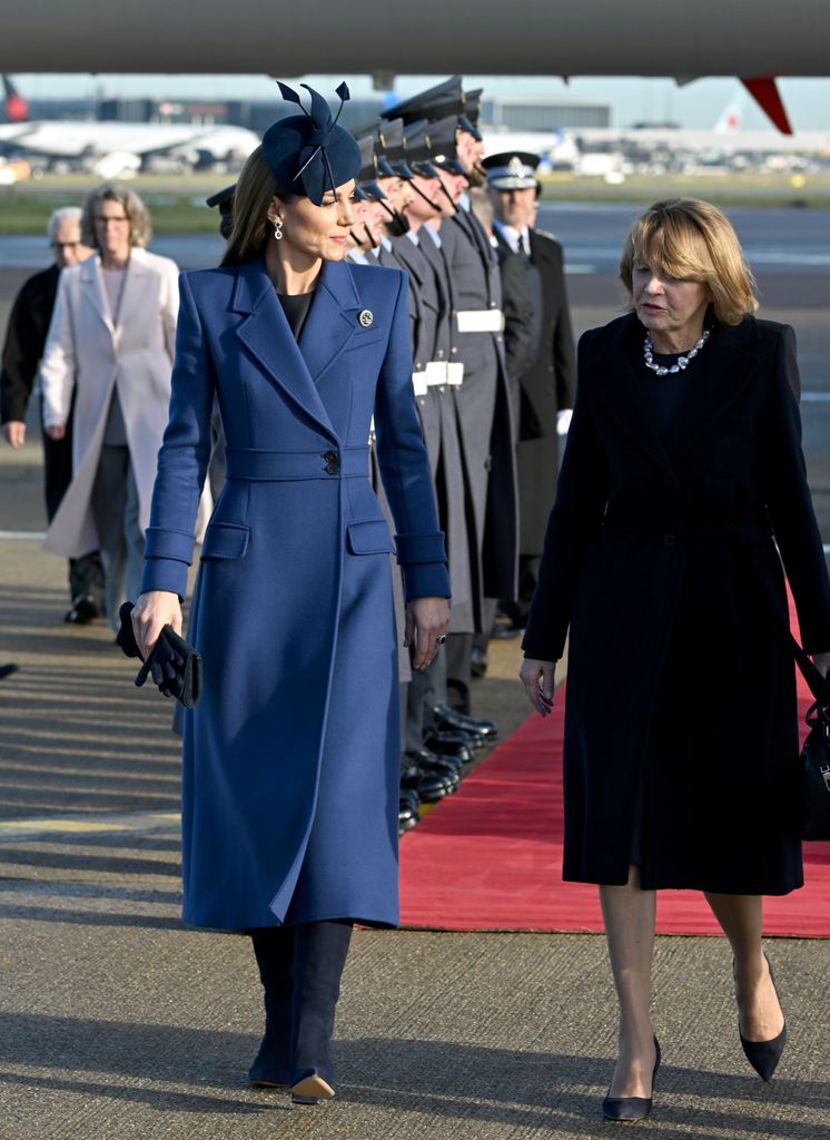 Kate speaking with Elke Budenbender