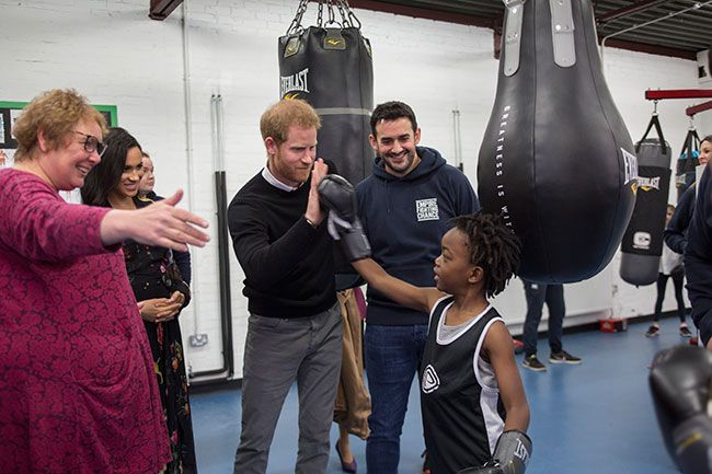 prince harry boxing