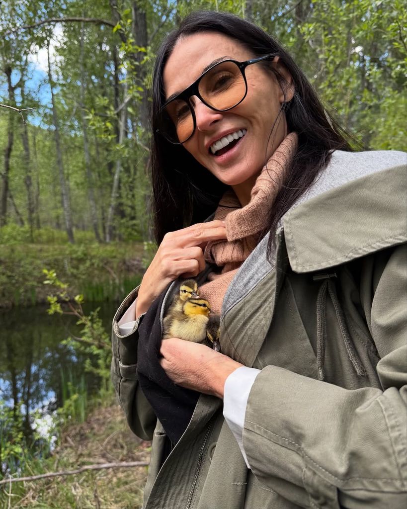 Demi Moore Ducklings