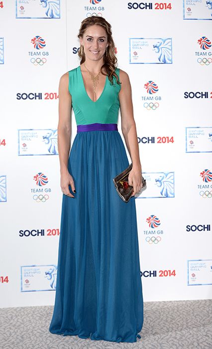 amy williams attends british olympic ball