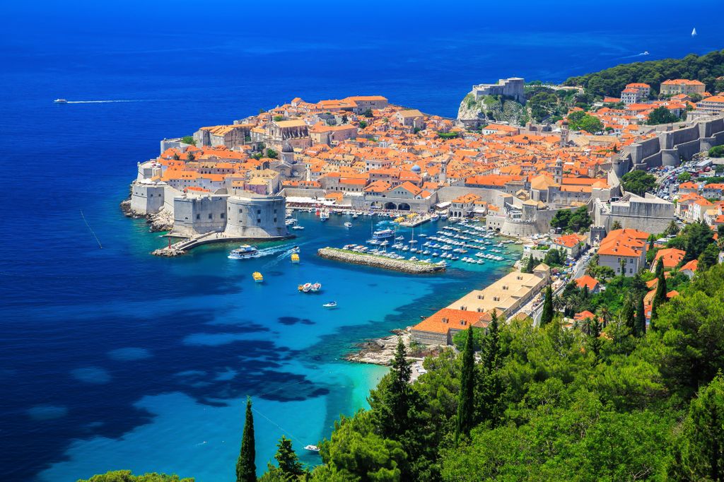 The walled city, Dubrovnik