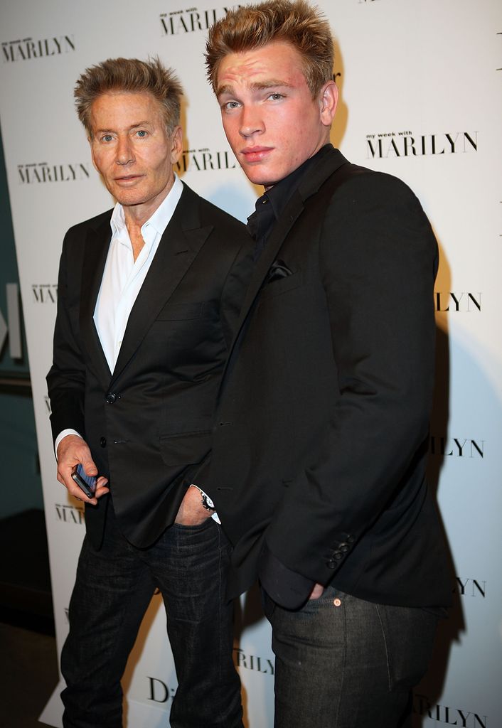 NEW YORK, NY - NOVEMBER 09: Calvin Klein and Nick Gruber attend the "Picturing Marilyn" Exhibition opening with a screening of "My Week With Marilyn" at Milk Studios on November 9, 2011 in New York City.  (Photo by Robin Marchant/WireImage)