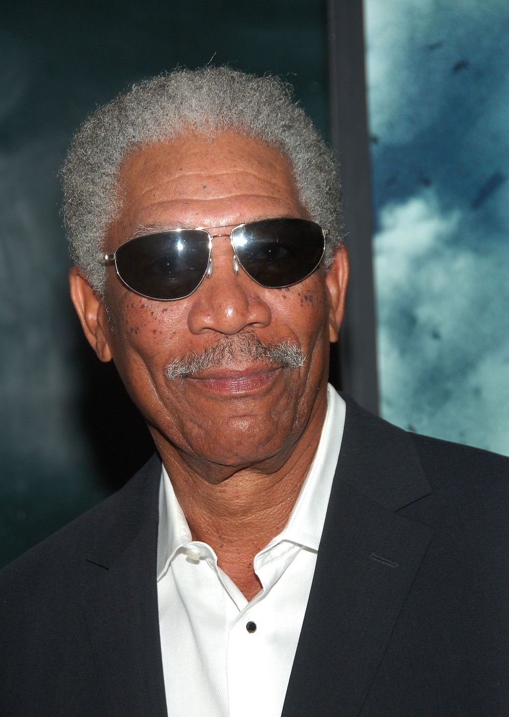 Morgan Freeman in sunglasses