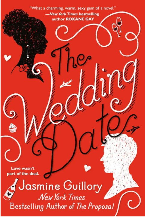 A screen grab of The Wedding Date book sleeve