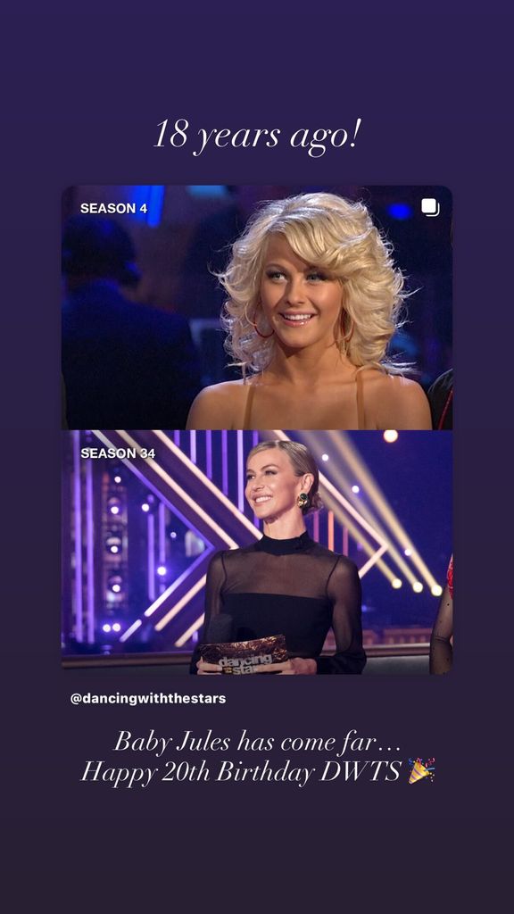 Julianne shared a sentimental post on social media