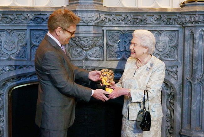 The Queen with a BAFTA