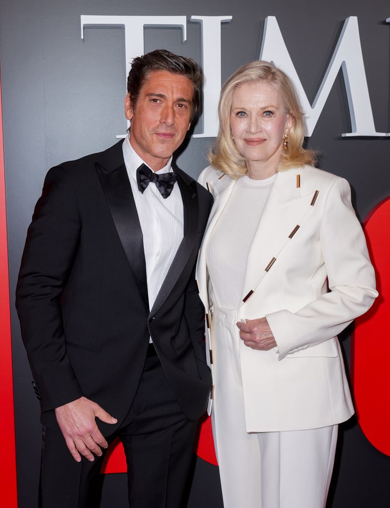 David Muir, Diane Sawyer at the TIME100 Gala held at Lincoln Center on April 24, 2025 in New York, New York