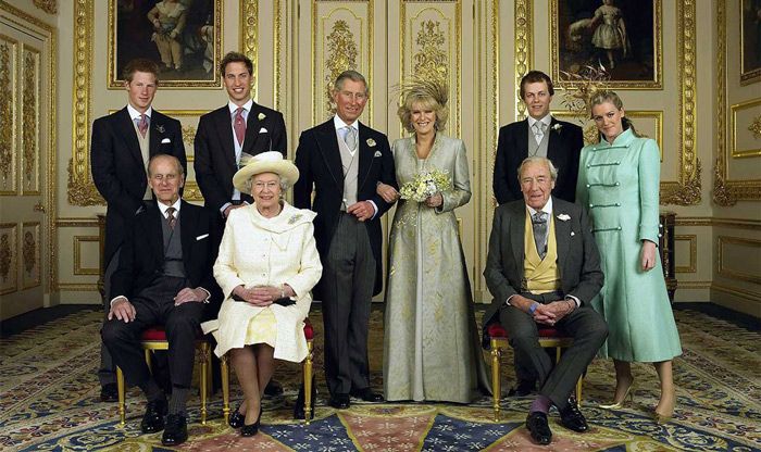 Why did the queen not attend charles and camilla\'s wedding