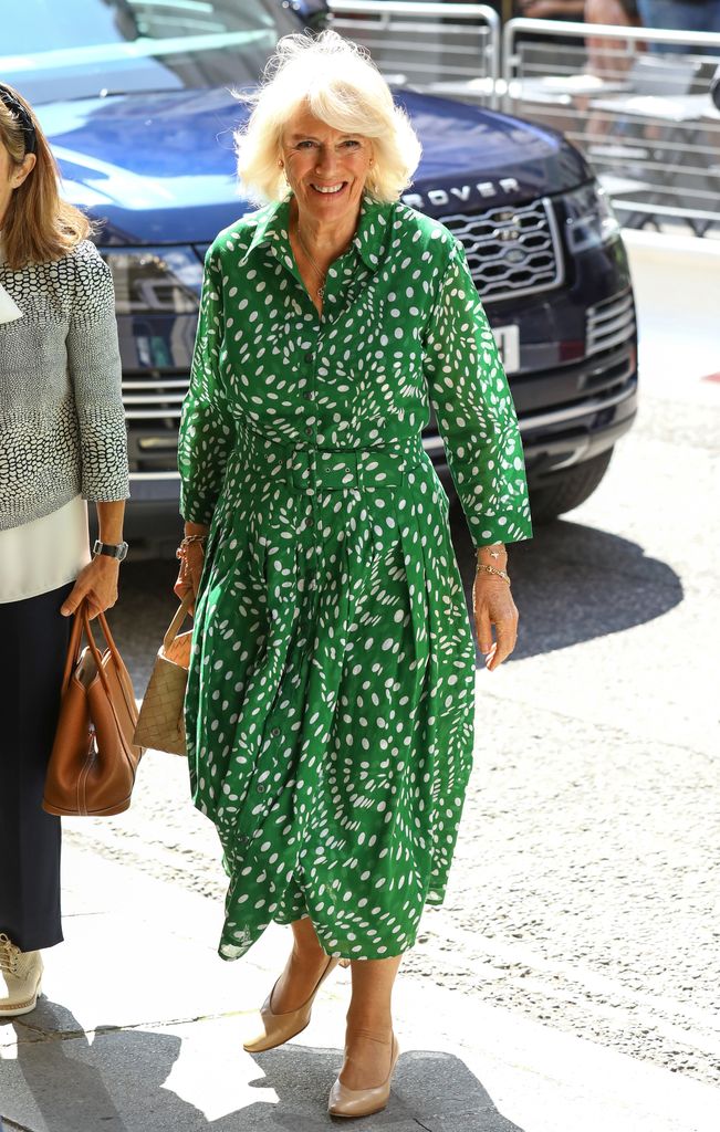 Queen Camilla seemed to take style cues from Kate