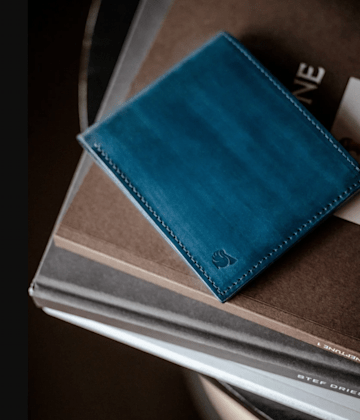 Jersey Wallet in Navy Patina - Bobbies