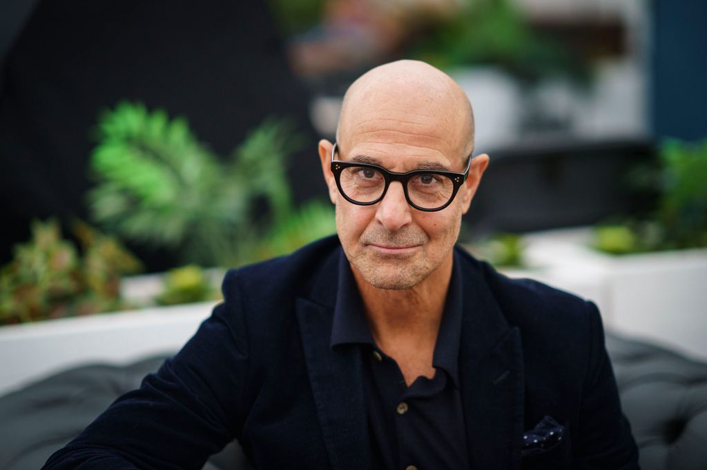 Stanley Tucci, actor, at the Cheltenham Literature Festival on October 7, 2022 in Cheltenham, England