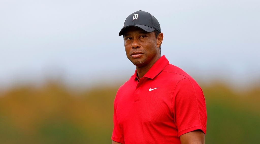 Tiger Woods of the United States during the final round of the PNC Championship at The Ritz-Carlton Golf Club on December 17, 2023 in Orlando, Florida