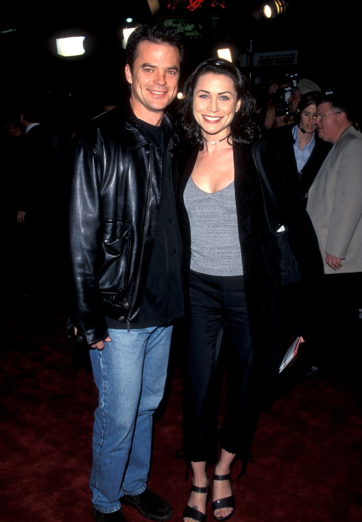 Wallace Kurth and Rena Sofer at the Premiere of 'The Mod Squad in 1999