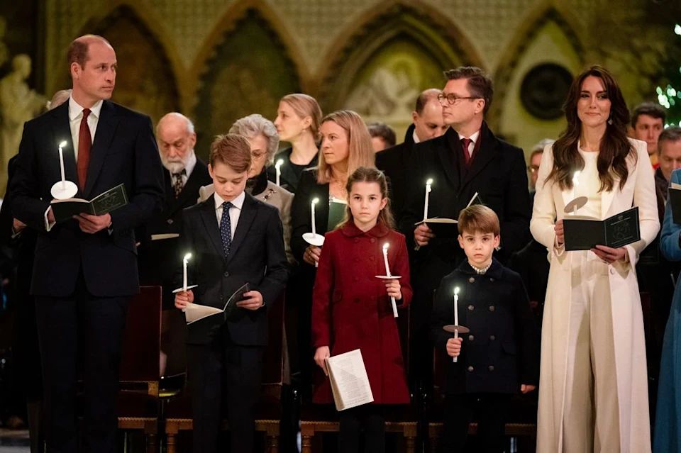 Princess Kate with her family at last year's concert