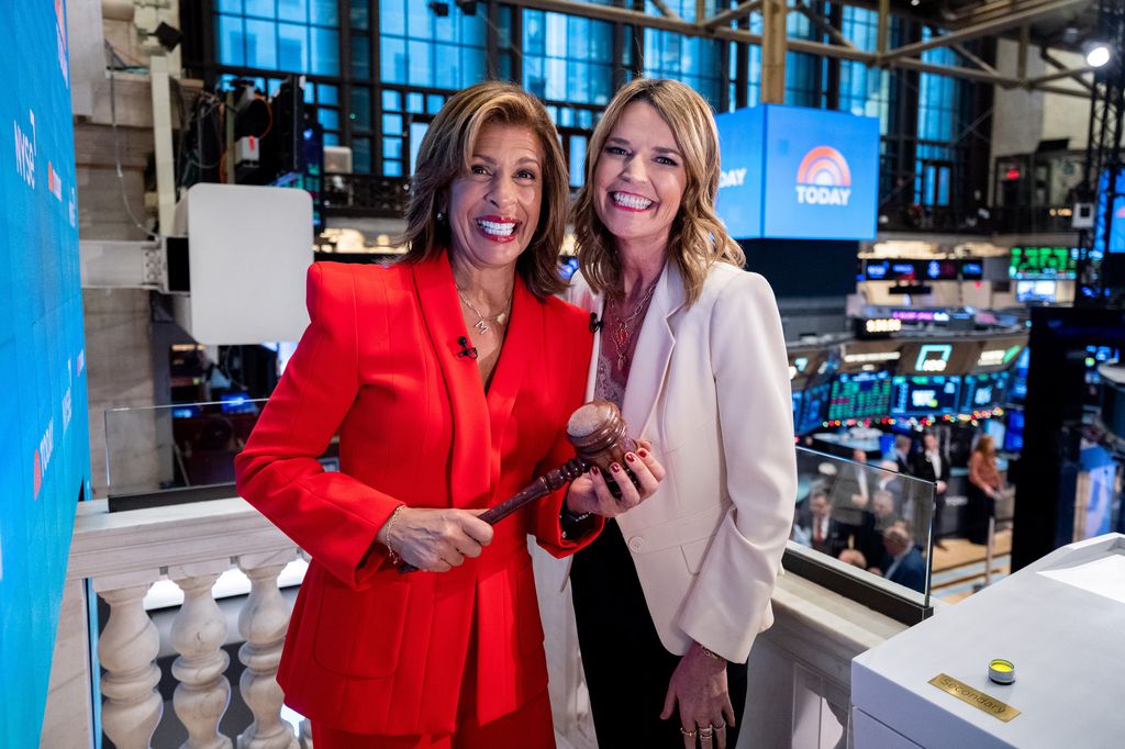 hoda kotb savannah guthrie new york stock exchange