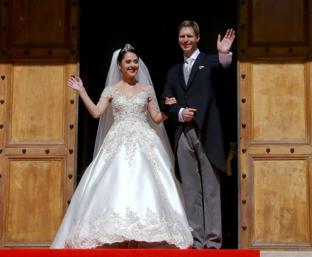 Crown Prince Leka married Elia Zaharia in 2016