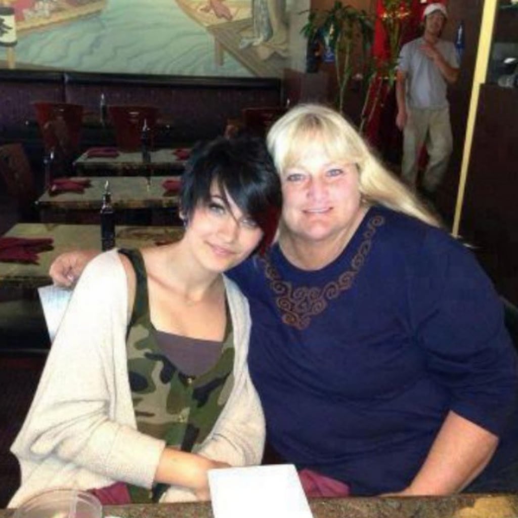 Photo shared by Michael Jackson's ex-wife Debbie Rowe with her daughter Paris Jackson in 2013