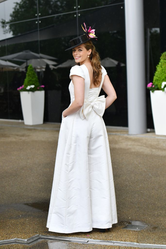 ASCOT, ENGLAND - JUNE 18: Rosie Tapner poses during Royal Ascot 2021 at Ascot Racecourse on June 18, 2021 in Ascot, England. (Photo by Kirstin Sinclair/Getty Images for Royal Ascot)